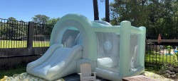 81dtiQw1UL 1715976052 Blue Bounce House with Ball Pit