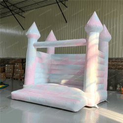 Tye Dye Pastel Kids Bounce House