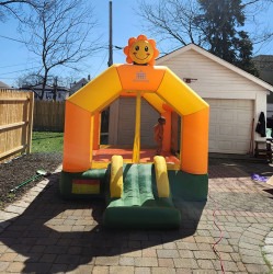 Smiley Sunflower Toddler Bounce House