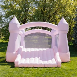 9936 new 1 optimized 1733244146 Pink Pastel Castle Kids Bounce House