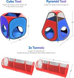 Play Tent Tunnel System