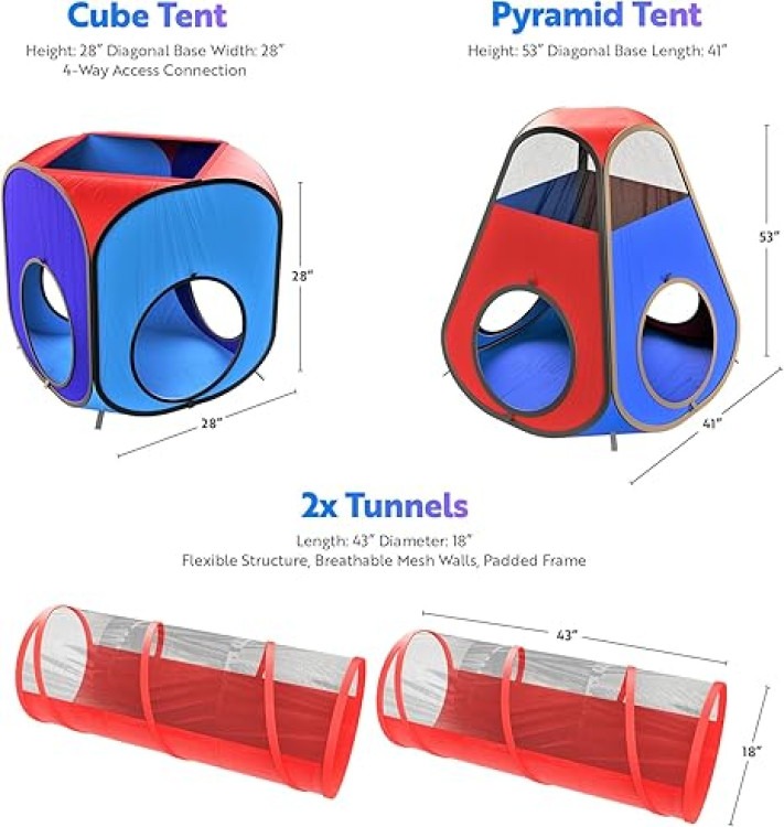 Play Tent Tunnel System