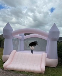 71cyEoTWKdL 1744299598 Pink Kids Bounce House