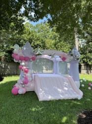 Pink Kids Bounce House
